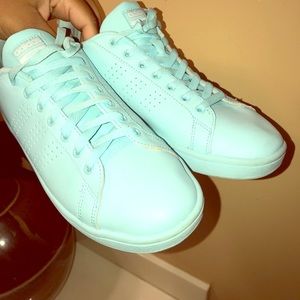Adidas Cloud Foam. Neon Blue. Size 11 (womens).